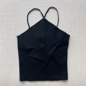 Zara Black Crop Top